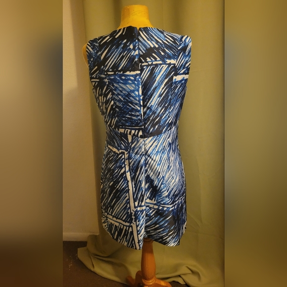 Milly Blue/white Mini Dress - Picture 5 of 5